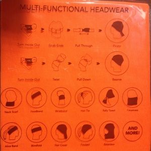 Orange Multifunctional HeadBand